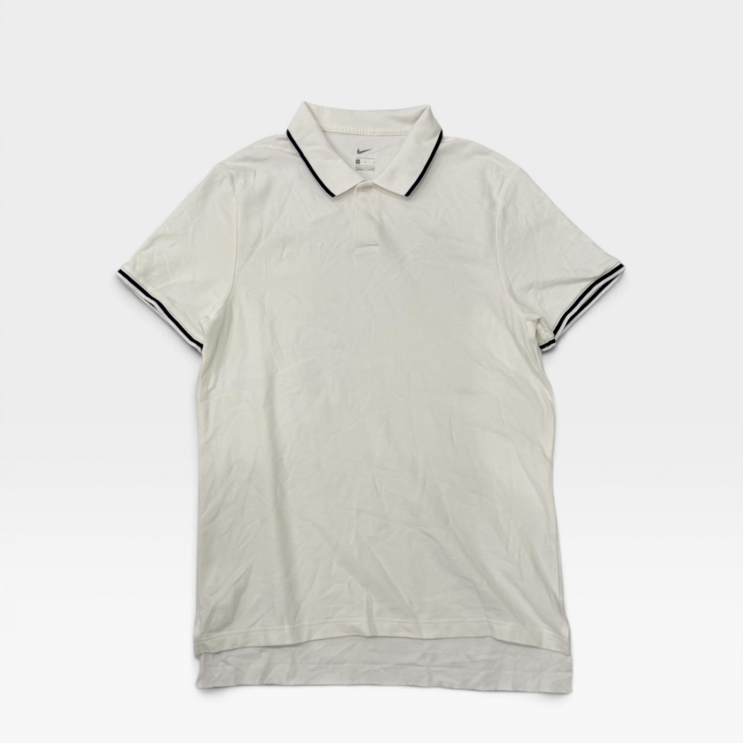 Nike Sportswear Classic White Polo Shirt
